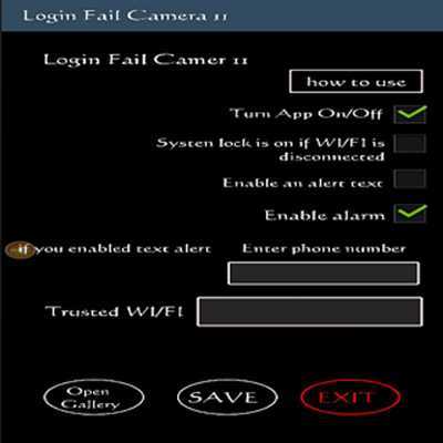 Emulate Android APK Login Fail Camera II