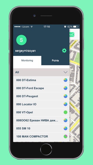 Emulate iPhone app Login Locator using MyAndroid