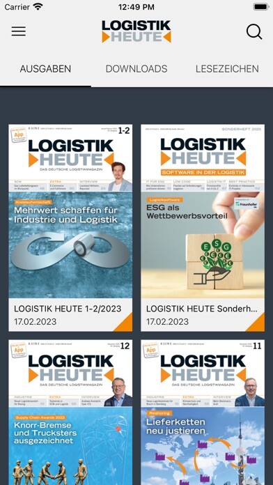 Emulate iPhone app LOGISTIK HEUTE using MyAndroid Emulate iPhone app LOGISTIK HEUTE using MyAndroid