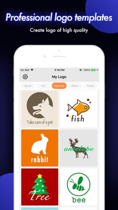 Emulate iPhone app Logo Design - Maker & Creator using MyAndroid Emulate iPhone app Logo Design - Maker & Creator using MyAndroid