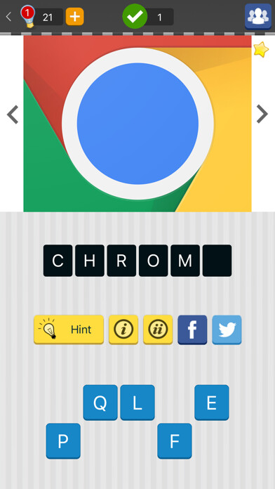Emulate iPhone app Logo Game Quiz using MyAndroid Emulate iPhone app Logo Game Quiz using MyAndroid