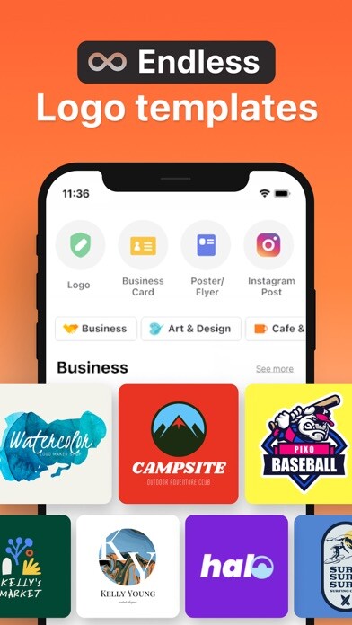 Emulate iPhone app Logo Maker Shop: Creator using MyAndroid Emulate iPhone app Logo Maker Shop: Creator using MyAndroid