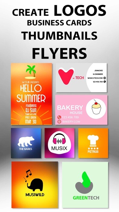 Emulate iPhone app Logo Maker - Thumbnail Creator using MyAndroid