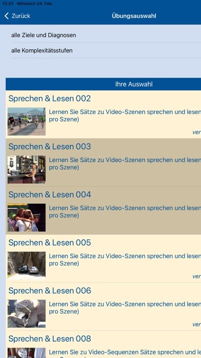 Emulate iPhone app LogoMedien Sprachheil-App using MyAndroid Emulate iPhone app LogoMedien Sprachheil-App using MyAndroid