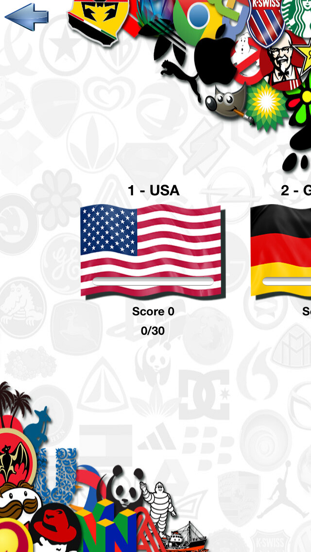 Emulate iPhone app Logo Quiz by Country using MyAndroid Emulate iPhone app Logo Quiz by Country using MyAndroid
