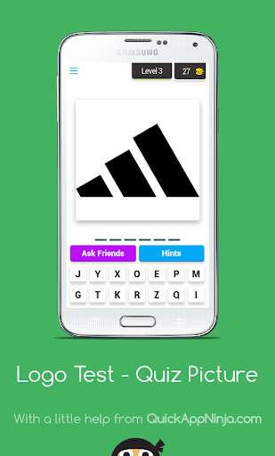 Run android online APK Logo Test - Quiz Picture 2021 from MyAndroid or emulate Logo Test - Quiz Picture 2021 using MyAndroid
