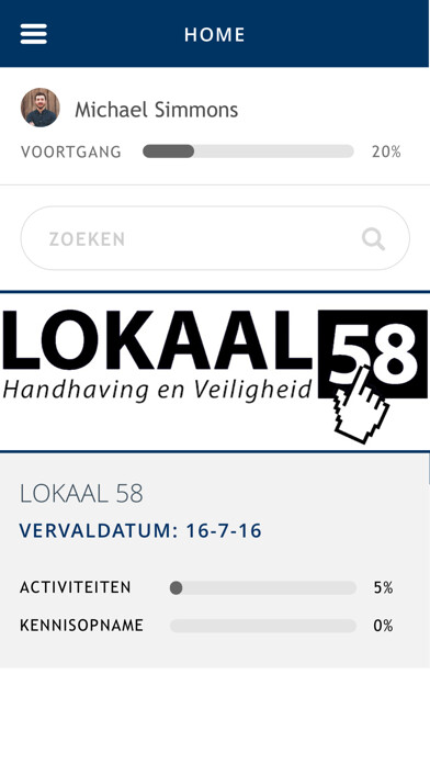 Emulate iPhone app LOKAAL 58 using MyAndroid Emulate iPhone app LOKAAL 58 using MyAndroid