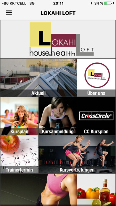 Emulate iPhone app LOKAHI LOFT Berlin using MyAndroid