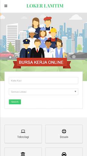 Run android online APK loker lamtim from MyAndroid or emulate loker lamtim using MyAndroid