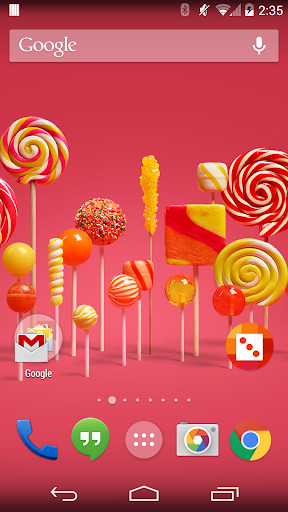 Run android online APK Lollipop Live Wallpaper from MyAndroid or emulate Lollipop Live Wallpaper using MyAndroid