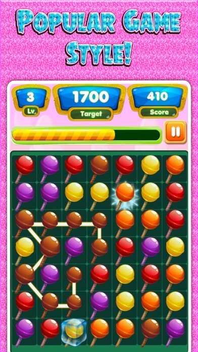 Emulate iPhone app Lollipop Sweet Crush Match 3 using MyAndroid Emulate iPhone app Lollipop Sweet Crush Match 3 using MyAndroid
