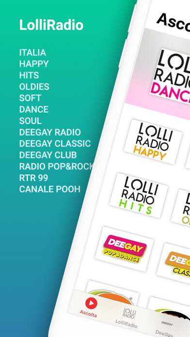 Emulate iPhone app LolliRadio using MyAndroid
