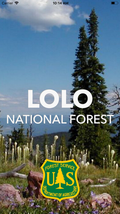 Emulate iPhone app Lolo National Forest using MyAndroid