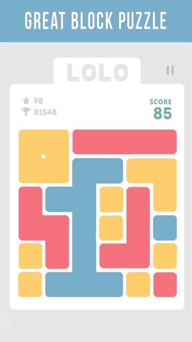 Emulate iPhone app LOLO : Puzzle Game using MyAndroid