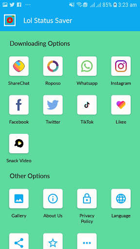 Run android online APK Lol Status Saver from MyAndroid or emulate Lol Status Saver using MyAndroid