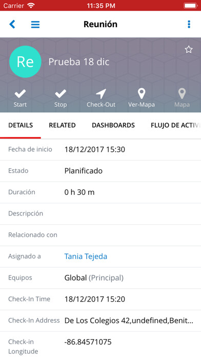 Emulate iPhone app Lomas Travel CRM using MyAndroid
