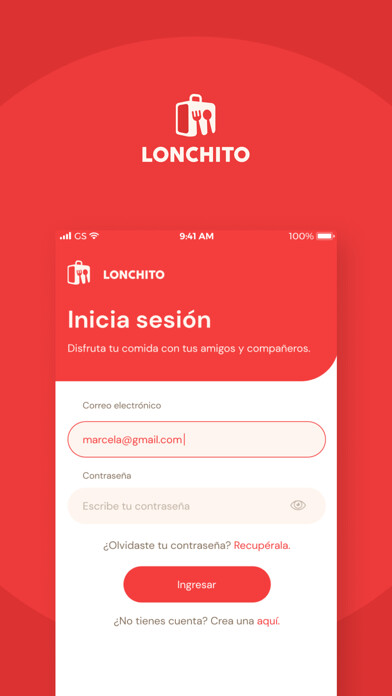 Emulate iPhone app Lonchito Food Pickup using MyAndroid Emulate iPhone app Lonchito Food Pickup using MyAndroid