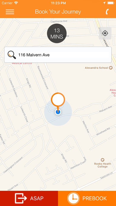 Emulate iPhone app London Radio Cars using MyAndroid