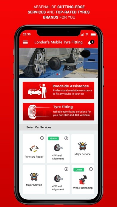 Emulate iPhone app London’s Mobile Tyre Fitting using MyAndroid Emulate iPhone app London’s Mobile Tyre Fitting using MyAndroid