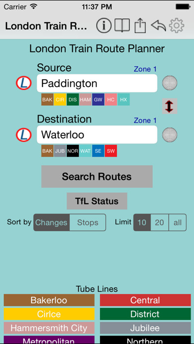 Emulate iPhone app London Train Route Planner using MyAndroid Emulate iPhone app London Train Route Planner using MyAndroid