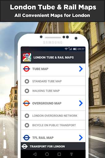 Run android online APK London Tube & Rail Map from MyAndroid or emulate London Tube & Rail Map using MyAndroid