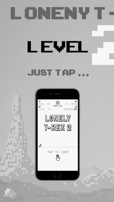 Emulate iPhone app Lonely T-Rex Run 2: Level Up using MyAndroid