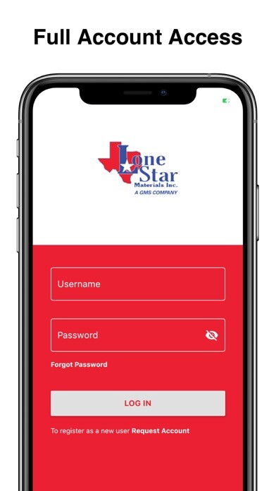 Emulate iPhone app Lone Star Materials using MyAndroid
