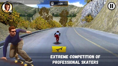 Emulate iPhone app Longboard Racer Simulator 3D using MyAndroid