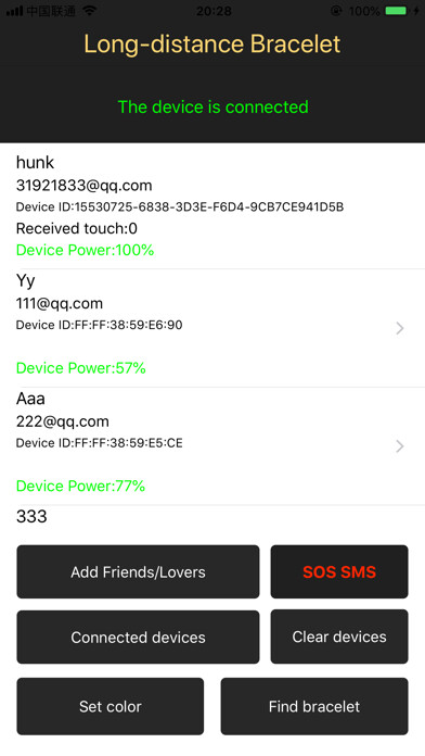 Run android online APK Long Distance Bracelet from MyAndroid or emulate Long Distance Bracelet using MyAndroid