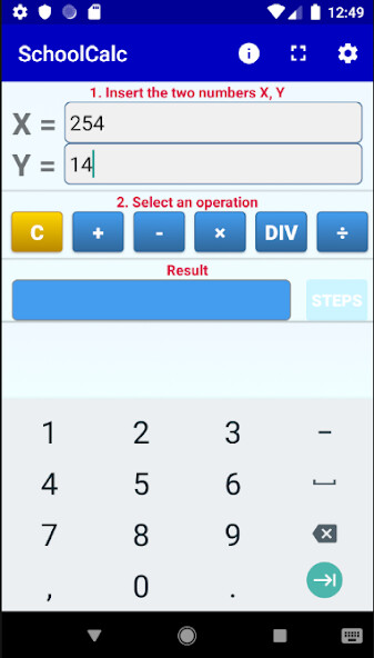Run android online APK Long Division Calculator Pro from MyAndroid or emulate Long Division Calculator Pro using MyAndroid