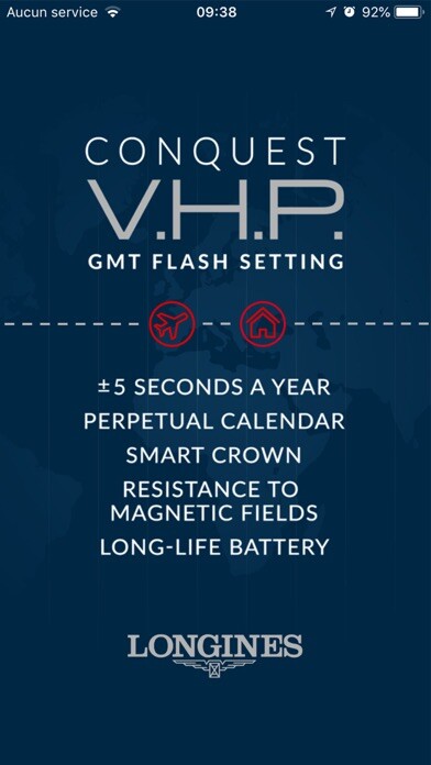 Emulate iPhone app Longines VHP GMT Flash Setting using MyAndroid Emulate iPhone app Longines VHP GMT Flash Setting using MyAndroid