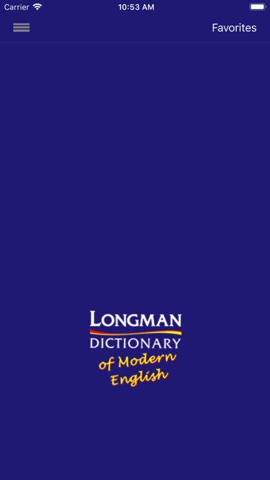 Emulate iPhone app Longman Dict of Modern English using MyAndroid