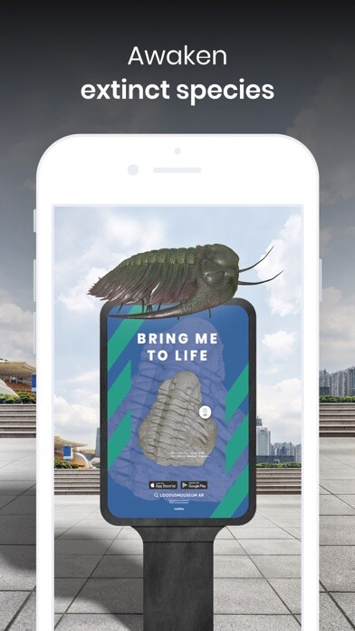 Emulate iPhone app Loodusmuuseum AR using MyAndroid