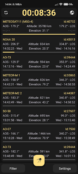 Run android online APK Look4Sat: Satellite tracker from MyAndroid or emulate Look4Sat: Satellite tracker using MyAndroid