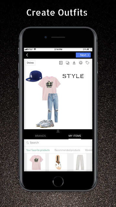 Emulate iPhone app Lookbooks - Express Creativity using MyAndroid