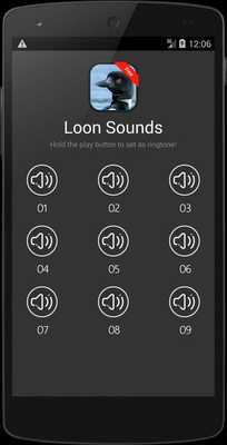 Emulate Android APK Loon Bird Sounds Emulate Android APK Loon Bird Sounds