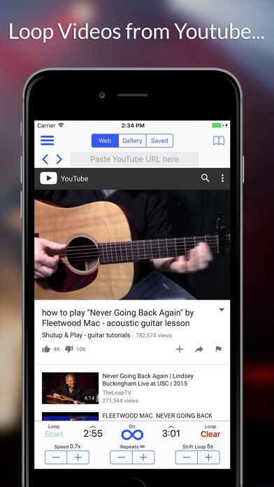 Emulate iPhone app Loop2Learn Loop YouTube Videos using MyAndroid Emulate iPhone app Loop2Learn Loop YouTube Videos using MyAndroid