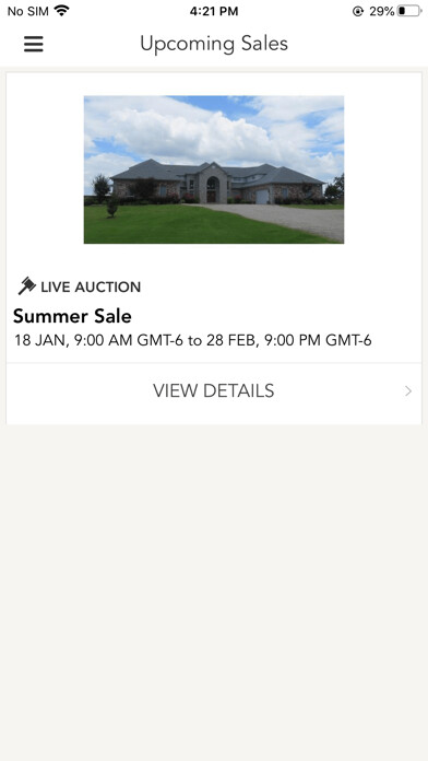 Emulate iPhone app Looper Auction & Realty using MyAndroid