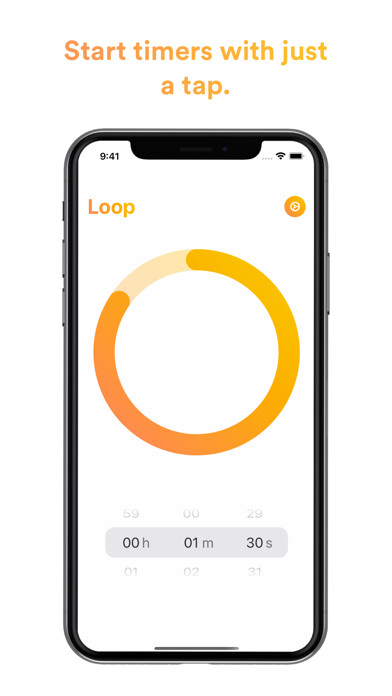 Emulate iPhone app Loop - Interval & Multi Timer using MyAndroid
