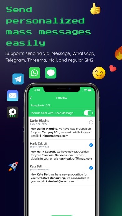 Emulate iPhone app LoopMessage using MyAndroid Emulate iPhone app LoopMessage using MyAndroid