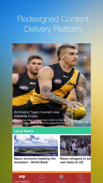 Emulate iPhone app Loop - Pacific Local News using MyAndroid