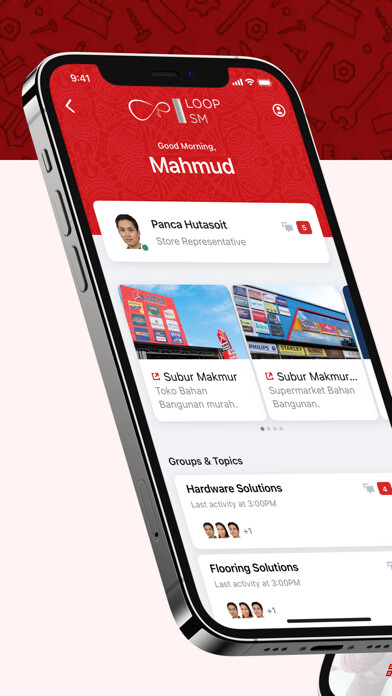 Emulate iPhone app Loop SM - Subur Makmur Message using MyAndroid Emulate iPhone app Loop SM - Subur Makmur Message using MyAndroid