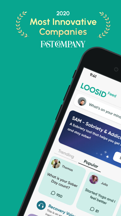 Emulate iPhone app LOOSID: Sober Social Network using MyAndroid Emulate iPhone app LOOSID: Sober Social Network using MyAndroid