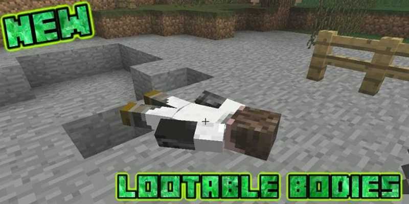 Emulate Android APK Lootable Bodies Mod For Minecraft