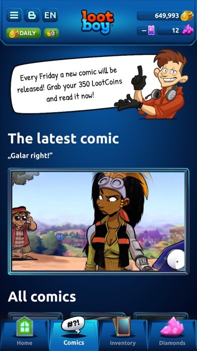 Emulate iPhone app LootBoy - Grab your loot! using MyAndroid Emulate iPhone app LootBoy - Grab your loot! using MyAndroid
