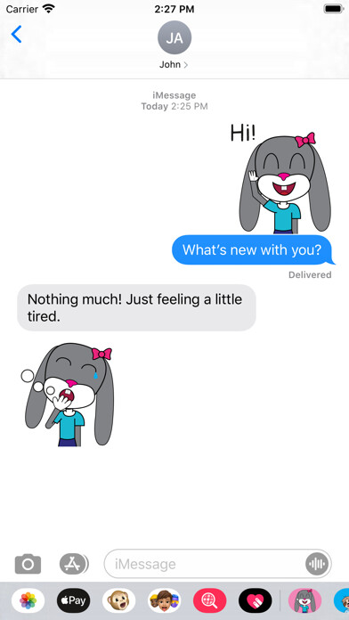 Emulate iPhone app Loppy Lisa Stickers using MyAndroid Emulate iPhone app Loppy Lisa Stickers using MyAndroid
