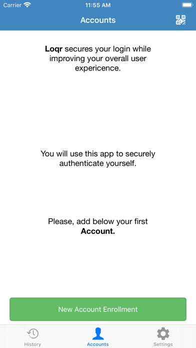 Emulate iPhone app Loqr Authenticator using MyAndroid
