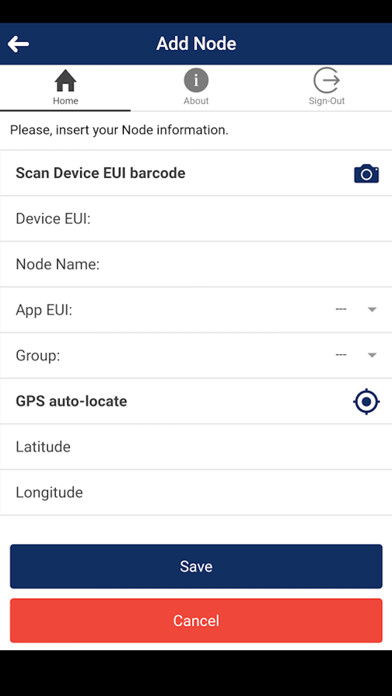 Emulate iPhone app LoRaWAN ResIOT Client using MyAndroid Emulate iPhone app LoRaWAN ResIOT Client using MyAndroid