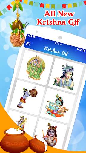 Run android online APK Lord Krishna GIF : Happy Janmashtami GIF from MyAndroid or emulate Lord Krishna GIF : Happy Janmashtami GIF using MyAndroid