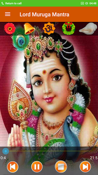 Emulate Lord Muruga Mantra from MyAndroid or run Lord Muruga Mantra using MyAndroid